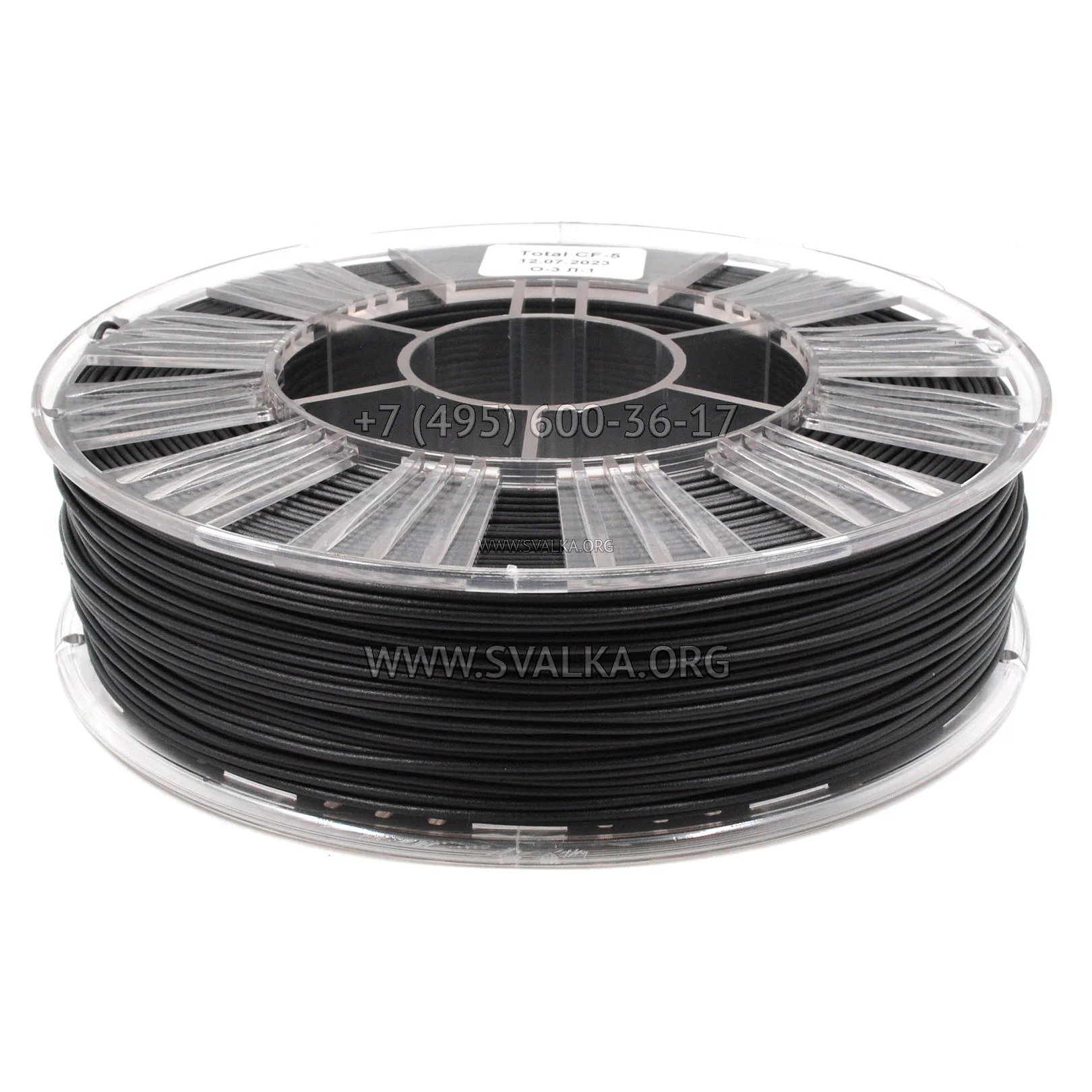 Филамент TPU CF-5 Filamentarno 1.75 мм черный 0.75 кг