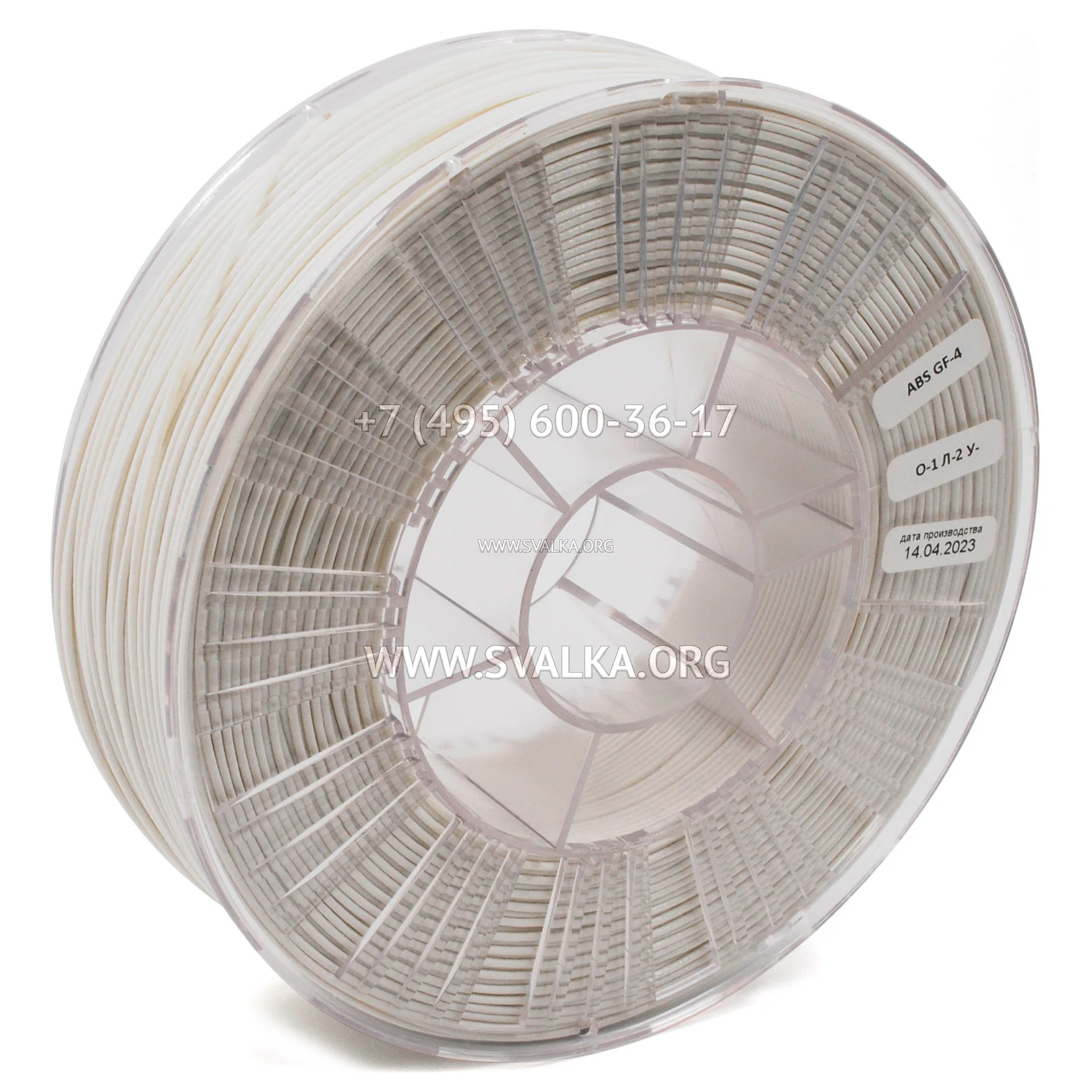 Филамент ABS GF-4 Filamentarno 1.75 мм белый 0.75 кг