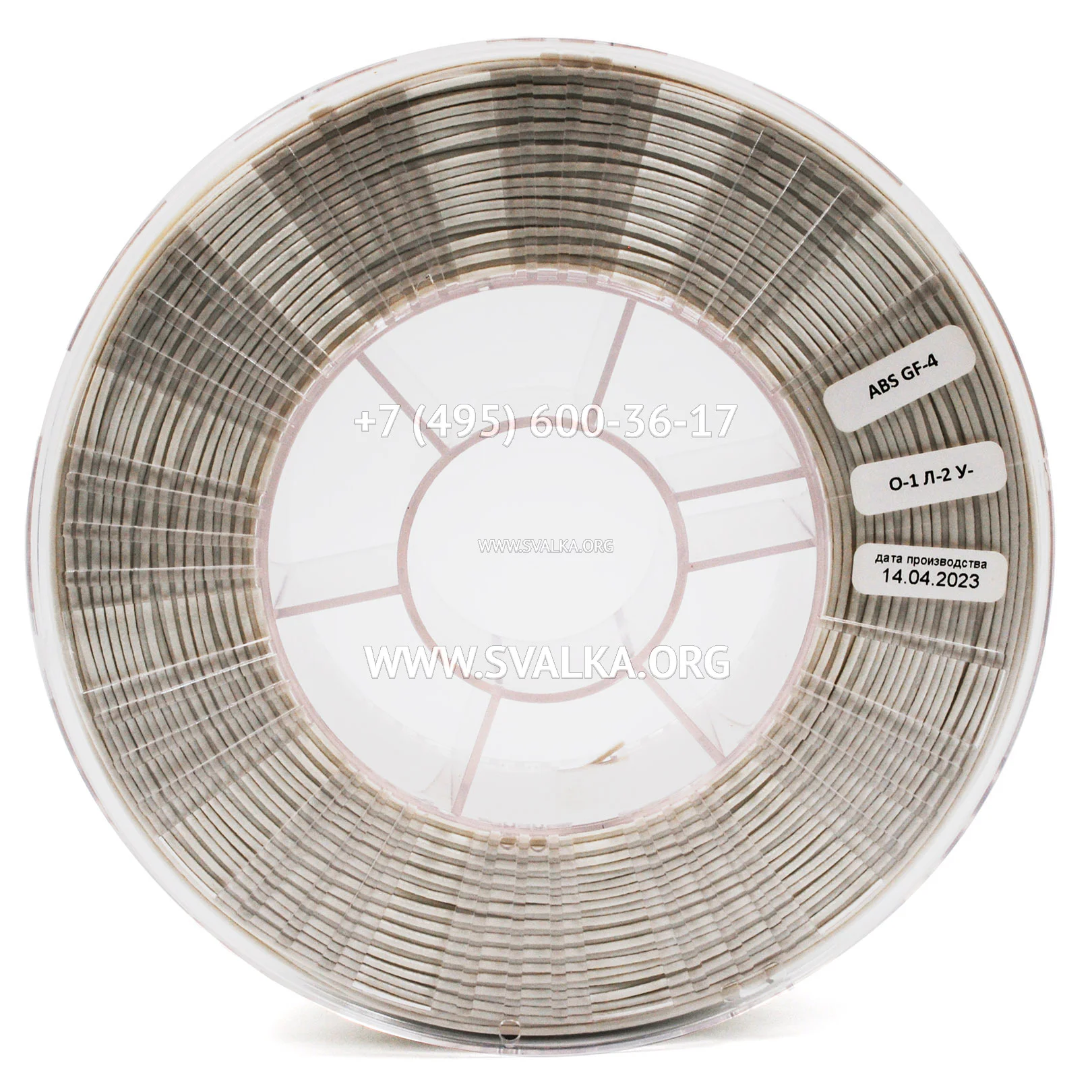 Филамент ABS GF-4 Filamentarno 1.75 мм белый 0.75 кг