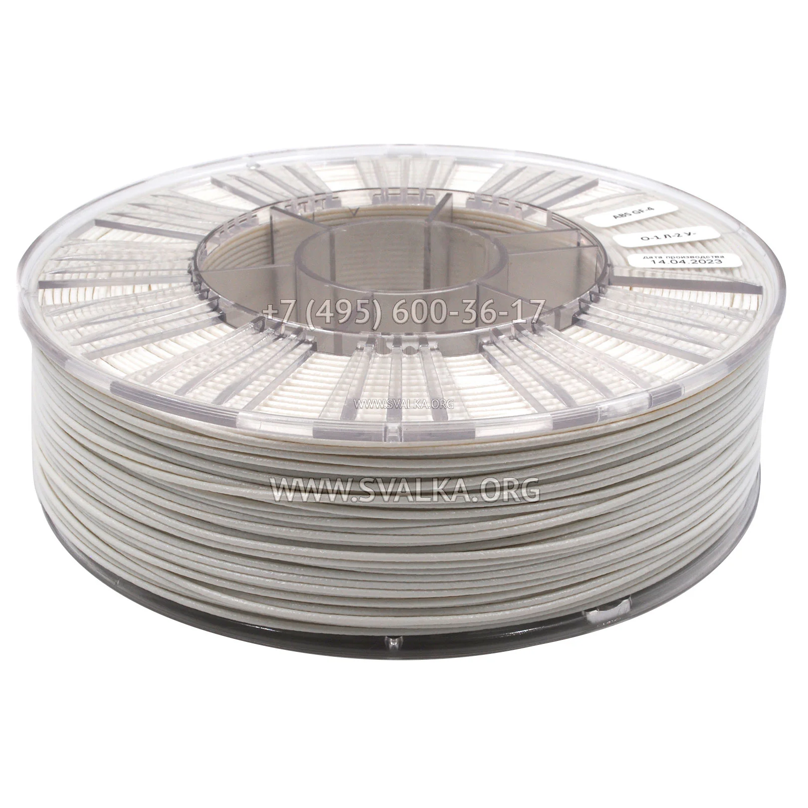 Филамент ABS GF-4 Filamentarno 1.75 мм белый 0.75 кг