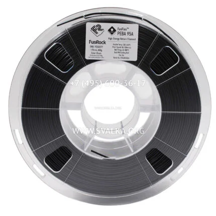 Пластик FUSROCK Hi-Speed PEBA 95A Black 0,8 кг для гибкой 3D-печати