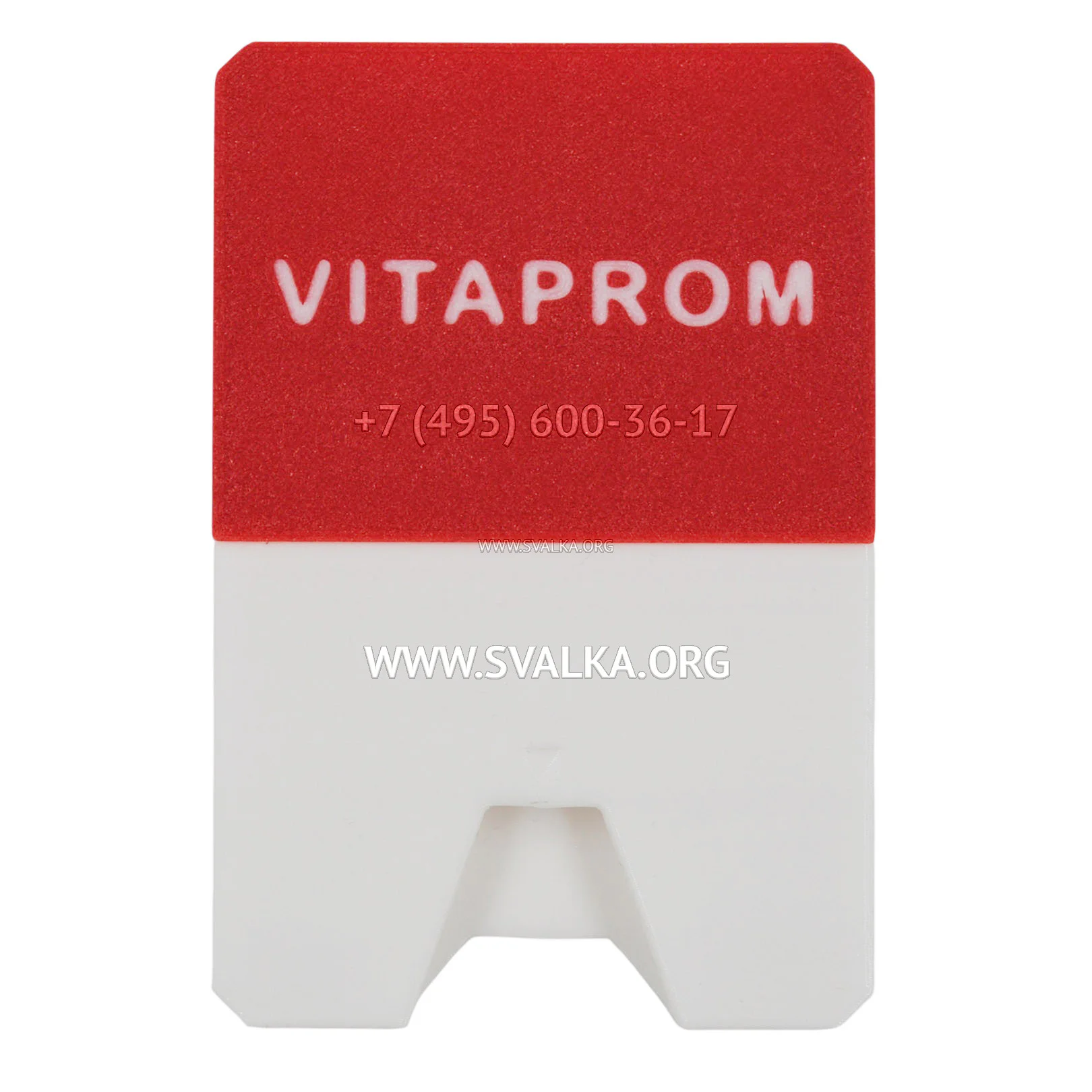 Картхолдер VITAPROM, красный-белый
