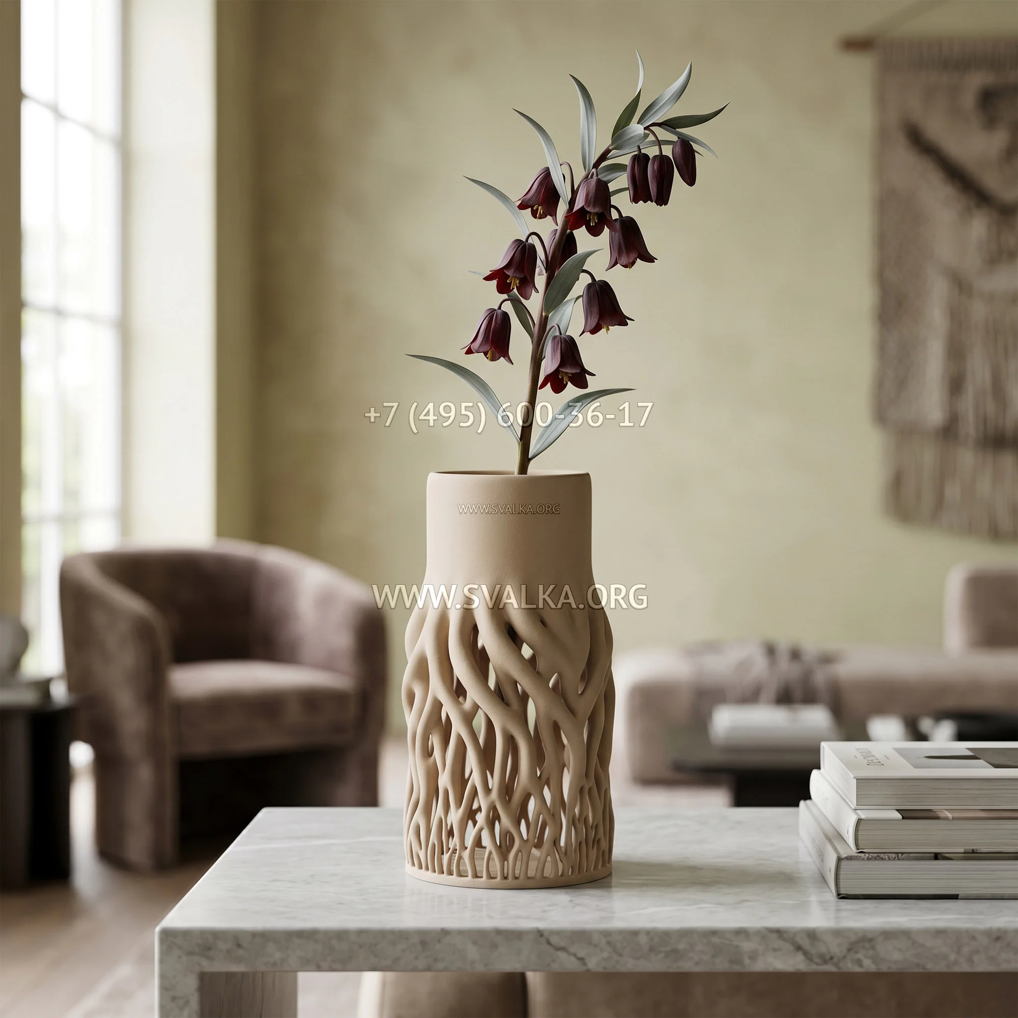 Ваза декоративная «Природное сплетение» Ваза декоративная «Природное сплетение»